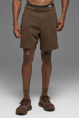7" Pinstripe Short - Espresso Pinstripe