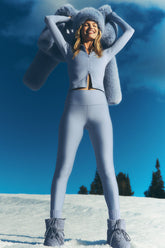 Airlift Winter Warm High-Waist Legging - Winter Frost
