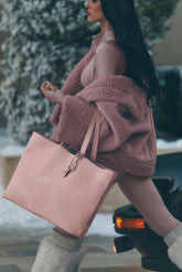 ALO Tranquility Tote - Pink Champagne Suede
