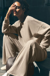 Muse Crew Neck Pullover - Gravel Heather