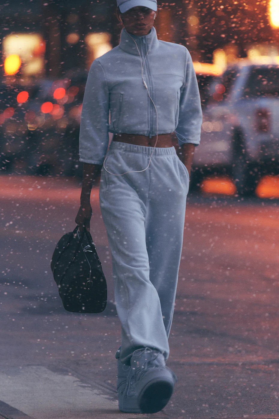 Polar Fleece High-Waist Retreat Jogger - Winter Frost