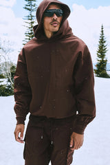 Axis Hooded Pullover - Brownstone