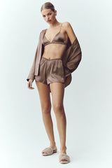 Silk Luminous Short - Alpine Cocoa