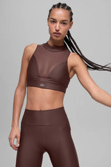 Airlift Mesh Infatuation Bra - Brownstone