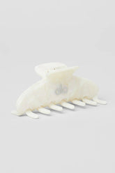 90's Claw Clip - White Pearl