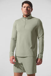 Conquer 1/4 Zip Reform Long Sleeve - Limestone