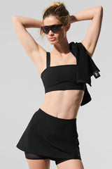 Alosoft Serve It Up Bra - Black