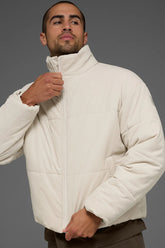 Corduroy Stage Puffer - Bone
