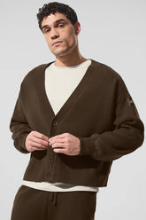 Scholar Cardigan Sweater - Espresso