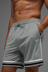 7" Key Mesh Basketball Short - Lunar Grey