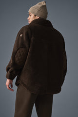 Sherpa Edge Shacket - Espresso