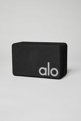 Uplifting Yoga Block - Black/Silver
