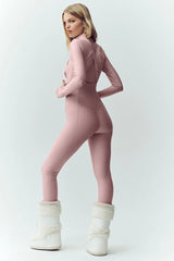 Airlift Winter Warm Ski Time Bib - Pink Champagne