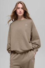 Accolade Crew Neck Pullover - Gravel