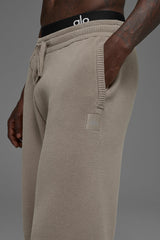 Scholar Straight Leg Sweatpant - Light Cocoa