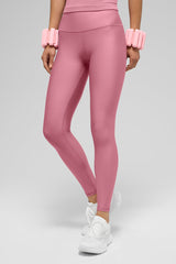 High-Waist Airlift Legging - Pink Wild Rose