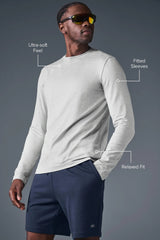 Conquer Reform Crewneck Long Sleeve - Athletic Heather Grey