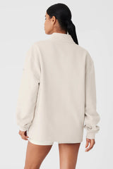 Renown Heavy Weight 1/4 Zip - Bone