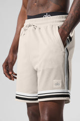 7" Key Mesh Basketball Short - Bone