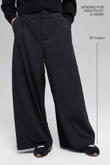 High-Waist Dreamscape Trouser (Short) - Black