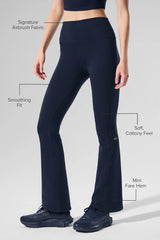 Airbrush High-Waist 7/8 Bootcut Legging - Navy