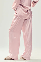 Silk Luminous Pant (Long) - Pink Champagne