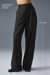 High-Waist Dreamscape Trouser (Regular) - Black
