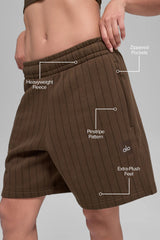 7" Pinstripe Short - Espresso Pinstripe