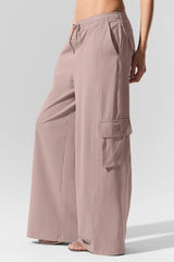 Dreamscape Cargo Wide Leg Pant - Taupe