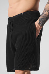 Open-Knit Short - Black