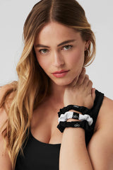 Fresh Mini Scrunchie (3-Pack) - Black/White