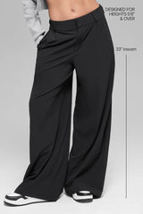 High-Waist Dreamscape Trouser (Long) - Black
