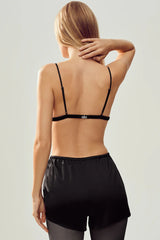 Silk Luminous Bra - Black