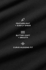 Sheer Glow Tank - Black