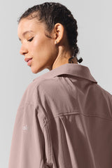 Dreamscape Button Down Long Sleeve - Taupe