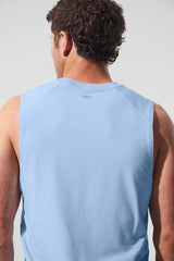 ALO Vapor Muscle Tank - Seashell Blue