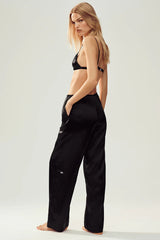 Silk Luminous Pant (Regular) - Black
