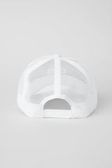 District Trucker Hat - white/white