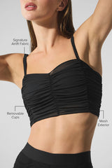 Airlift Mesh Cherish Bra - Black