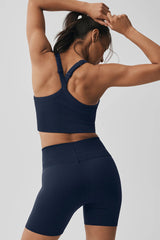 Seamless Ribbed Favorite Bra Tank - Navy