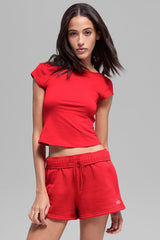 Alosoft Back For More Tee - Bright Red