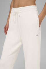 Scholar Straight Leg Sweatpant - Ivory