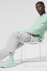 Unisex Half-Crew Throwback Sock - Spearmint/White