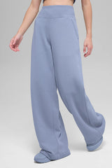 Serenity Wide Leg Sweatpant - Winter Frost