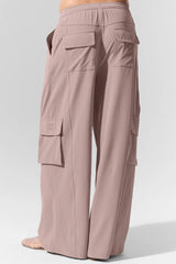 Dreamscape Cargo Wide Leg Pant - Taupe