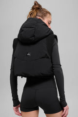 Fast Lane Puffer Vest - Black