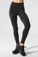 7/8 High-Waist Airbrush Legging - Black