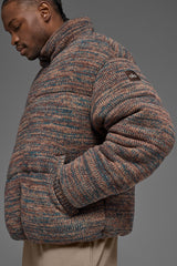 Stage Sweater Puffer - Brown Multi