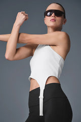 Alosoft Ribbed Revelation Tank - White