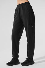 Polar Fleece Wintry Mix Pant - Black
